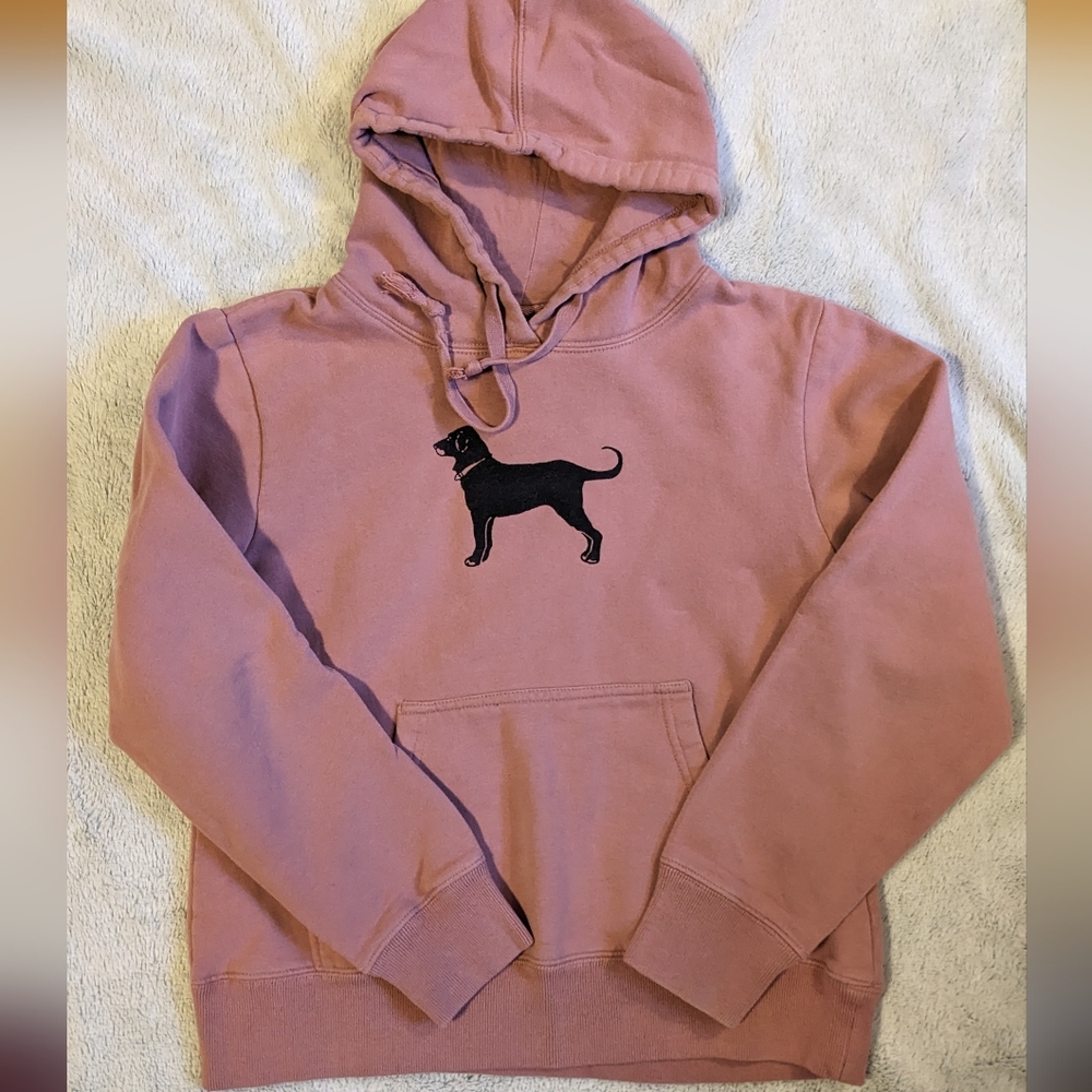 The Black Dog Pink Hoodie Size XS